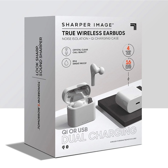 Wireless Bluetooth Headphones/Earbuds, Qi Charging, Noise Isolation - Picture 5 of 9